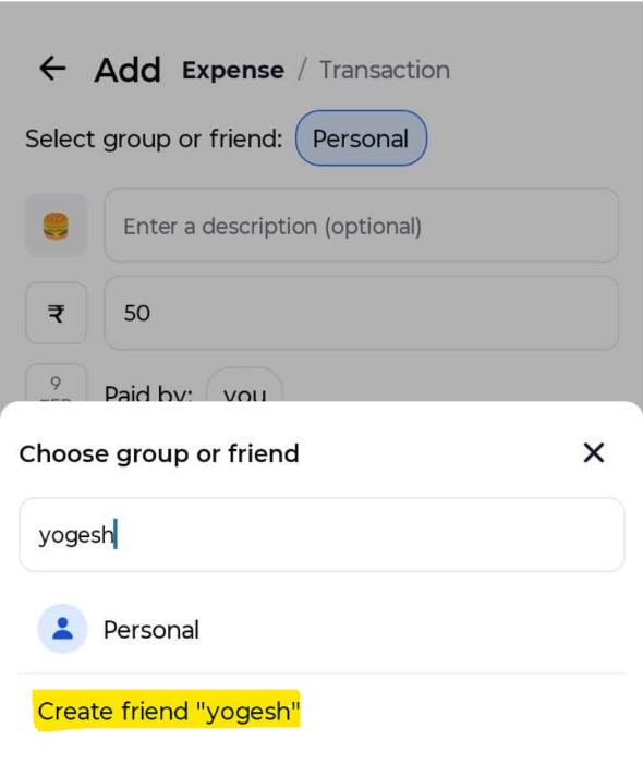 Add people who don't have the app